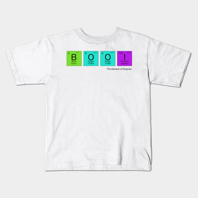 The Element of Surprise Kids T-Shirt by DavidASmith